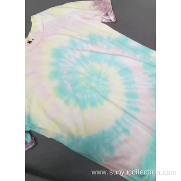 girl's short sleeve tie dyed t-shirt